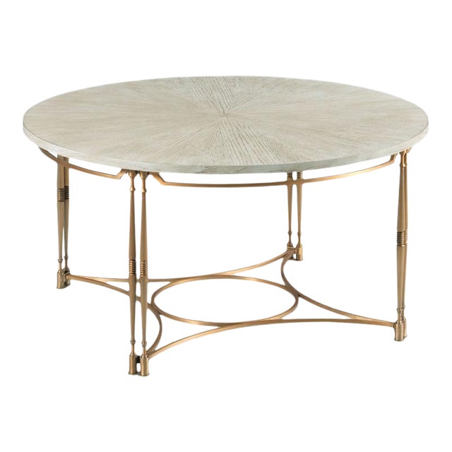 Phoebe Cocktail Table in Off-White For Sale