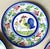 VIETRI Circa 1999 Vietri “Galletto” Collection Hand Painted Ceramic Dessert Plates, Italy – Set of 4 For Sale - Image 4 of 18