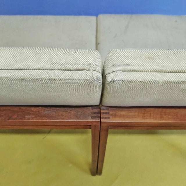 Set of Vintage Moduline Lounge Chairs by Ole Gjerløv-Knudsen & Torben Lind, 1960s For Sale - Image 6 of 12