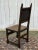 High-Backed Chair in Oak and Leather, Early 20th Century For Sale - Image 6 of 14