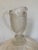 Beautiful frosted crystal pitcher made by Zajecar. This piece is frosted and cross hatched featuring a classic footed...