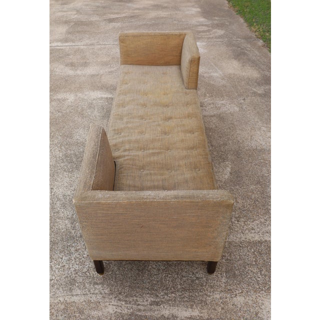 Tan Edward Wormley for Dunbar Tet-a-Tete For Sale - Image 8 of 9