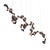 Brown Dune 20 Spiral Chandelier with Metallic Tone Shades from Moss Objects For Sale - Image 8 of 8