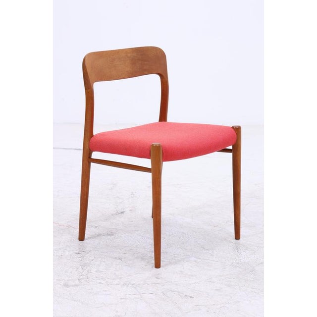 Vintage Danish Teak Model 75 Chair by Niels Otto Møller For Sale - Image 13 of 15