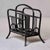 1900 - 1909 Thonet Model 33 Bentwood Magazine Rack in Ebonized Finish For Sale - Image 5 of 11