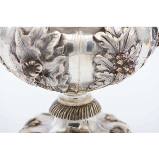 Vintage Silver Flower Vase For Sale - Image 3 of 5