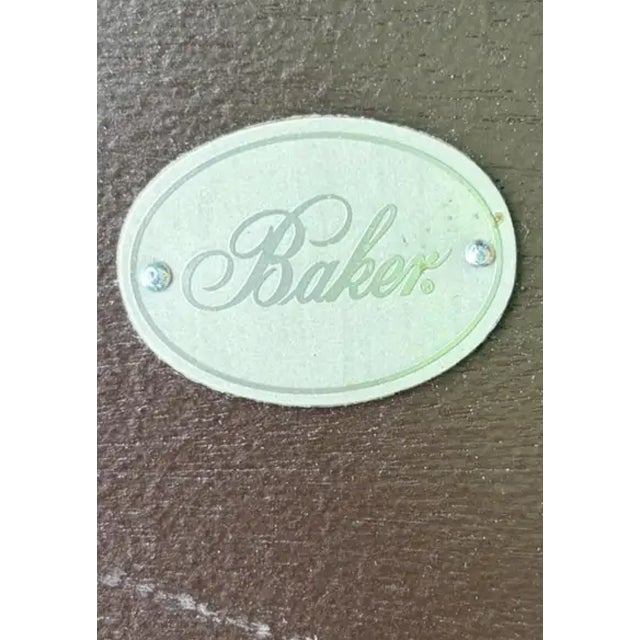 Baker Furniture Company 1970s Baker Furniture Historic Charleston Georgian Double Pedestal Dining Table 3 Leaves For Sale - Image 4 of 4