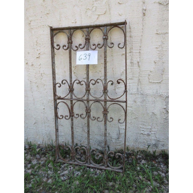 Antique Victorian Iron Gate | Chairish