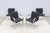 Metal Ludwig Mies Van Der Rohe Brno Flat Bar Chairs in Gray Wool by Gordon - Set of 4 For Sale - Image 7 of 18