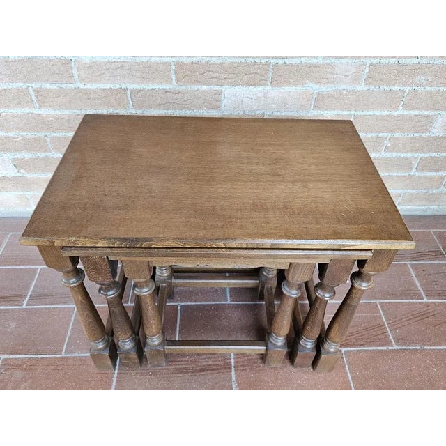 1980s Nesting Tables, 1980s, Set of 3 For Sale - Image 5 of 13