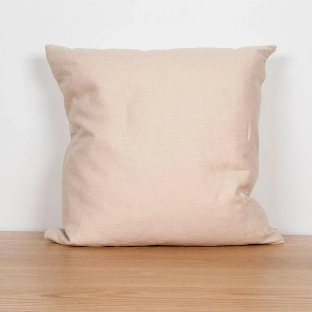 Ecru Linen Pillow For Sale - Image 4 of 4