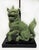 1940s 1940s Chinoiserie Celadon Porcelain Foo Dog Lamp, Custom Shade For Sale - Image 5 of 10