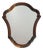 Vintage Dutch Scalloped Frame Wall Mirror, 1960s For Sale