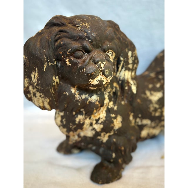 Art Deco Very Rare Extra Large King Charles Cavalier Door Stop, 1930s For Sale - Image 3 of 12