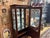 French Neoclassical Brass and Glass Display Cabinet in Mahogany by Maurice Hirsch, 1972 For Sale - Image 9 of 13