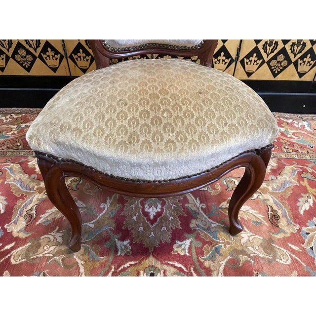 Louis Philippe Mahogany Chairs, Set of 2 For Sale - Image 5 of 9