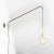 Not Yet Made - Made To Order Minimalist Modern Brass & Oxidized Steel Potence Wall Lamp from Balance Lamp For Sale - Image 5 of 7