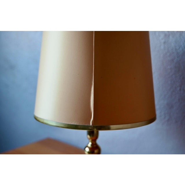Vintage Regency Danish Lamp in Gold-Plated Brass, 1970s For Sale - Image 13 of 15