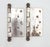 Mid 20th Century Pair of Vintage 5 X 5 In. Sargent Steel Butt Door Hinges For Sale - Image 5 of 5