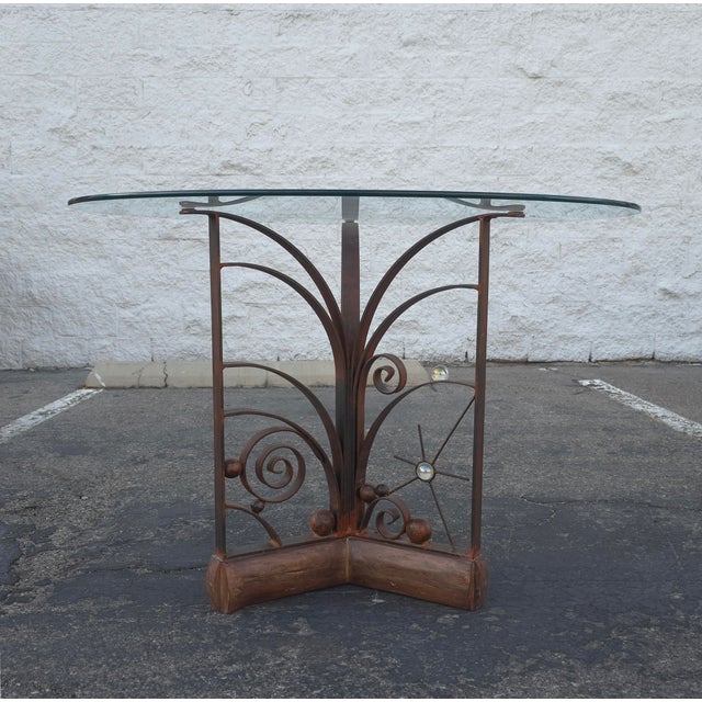 Vintage Handmade Rustic Dining Set Attributed to Carlo De Anda For Sale - Image 14 of 16