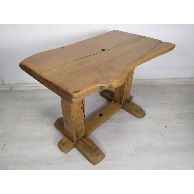 Vintage Brutalist Table, 1950s For Sale - Image 6 of 18
