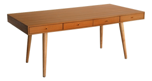 Vintage Danish Wooden Dining Table, 1980s