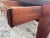 Antique 19th Century George Style Tiger Oak Leather Inset Writing Table Desk For Sale - Image 4 of 13
