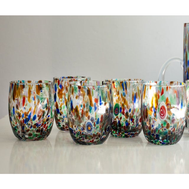 Klimt Murano Glasses by Mariana Iskra for Ribes Studio, Set of 6 For Sale - Image 4 of 15