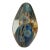 Vintage Robert Eickholt Signed Art Glass Floral Egg Paperweight For Sale