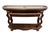 Aico Michael Amini Jane Seymour Platine De Royale Contemporary French Provincial 60" Console Table 09223-229 - Light Espresso Finish For Sale - Image 4 of 13