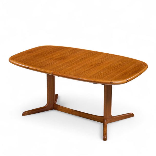 Ansager Mobler Mid Century Danish Teak Hidden Leaf Expanding Dining Table With 2 Leaves For Sale - Image 12 of 14