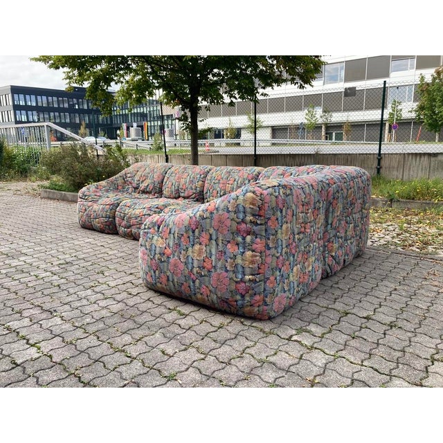 Textile Vintage Togo Modular Sectional Sofa, 1970s, Set of 5 For Sale - Image 7 of 18