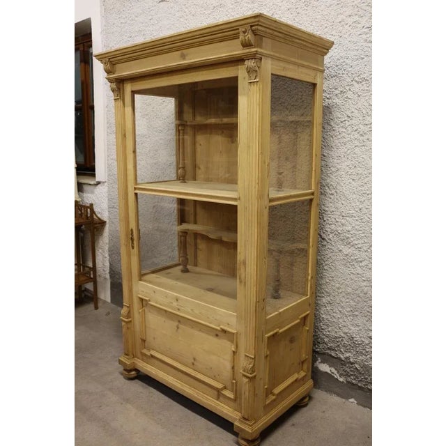 Wood Antique Wilhelminian Period Showcase For Sale - Image 7 of 12