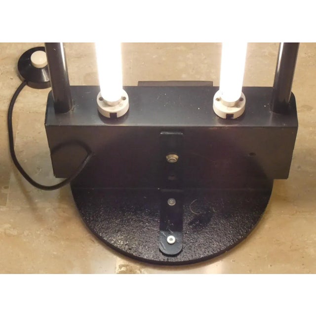 Black Floor Lamp by Gigante, Boccato and Zambusi for Zerbetto, 1970s For Sale - Image 8 of 10