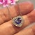 Natural Heart Sapphire Diamond Pendant 18" 14k W Gold 4.13 TCW Certified For Sale - Image 13 of 16