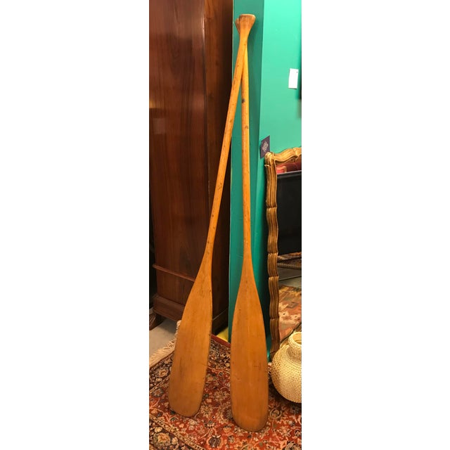 Vintage Rowing Oars Made and Signed by "Smokers Brand" a Pair Chairish