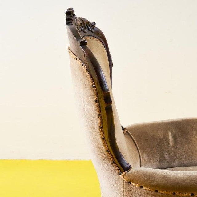 Wood Wooden Armchair, Early 1900s For Sale - Image 7 of 11