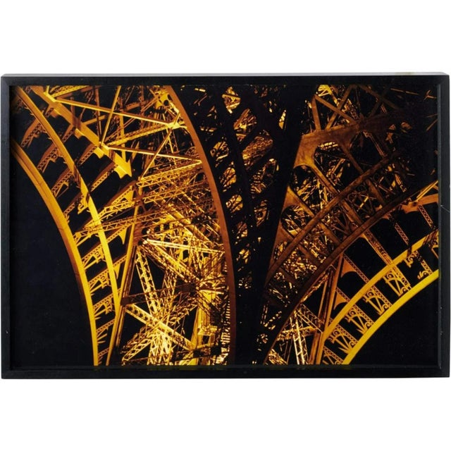Photography Ellen Kaplowitz, Vintage C Print Gold Color Photograph Eiffel Tower Paris France Cibachrome Photo For Sale - Image 7 of 7