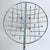 Mid Century Modern Grid Eames Dots Sputnik Retro Metal Fruit Bowl MCM Vintage For Sale - Image 4 of 9