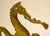 1950 Venetian Brass Gondola Mythical Seahorse Animal Sculpture Figurine Oar Lock For Sale In Miami - Image 6 of 15