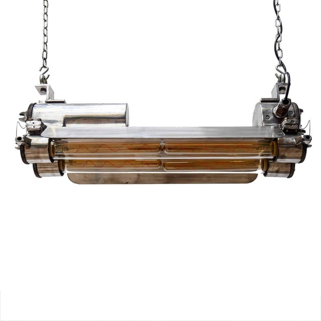Aluminum Cast Explosion-Proof Fluorescent Light, 1970s For Sale - Image 10 of 18