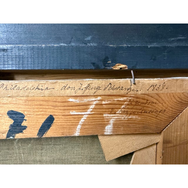 Dutch Portrait of a Man Dated 1838 in Original Frame For Sale - Image 12 of 12