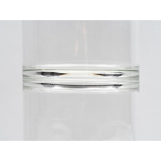 Barbini Set of Two Clear Blown Glass Incalmo Vases by Barbini Murano, 1970s For Sale - Image 4 of 10