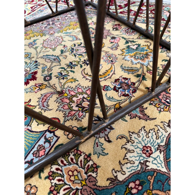 2020s Driftwood + Patinated Bronze End/Side Table For Sale - Image 5 of 12