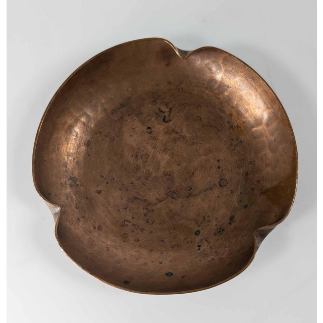 Early 20th Century Early 20th Century American Arts & Crafts Copper Ashtray Catchall by Roycroft For Sale - Image 5 of 8