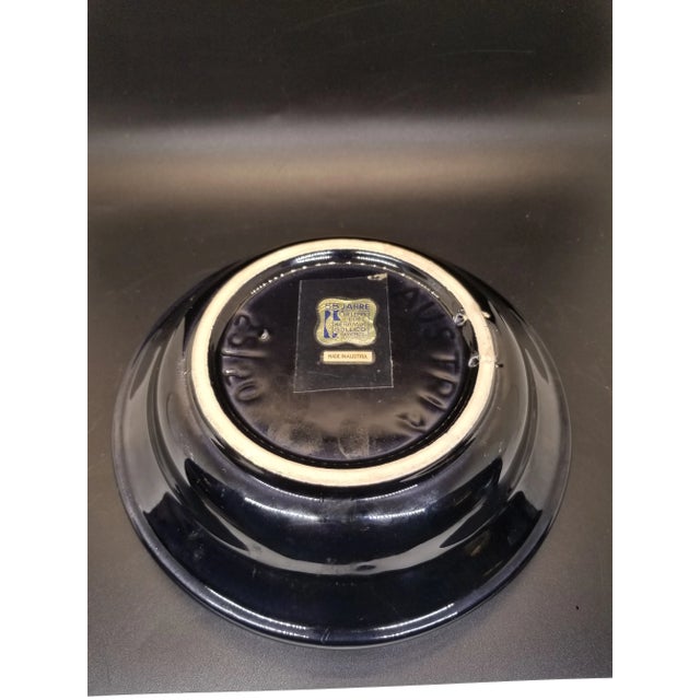 Vintage 55 Jahre Osterr Edel Austrian Glazed Art Pottery Bowl