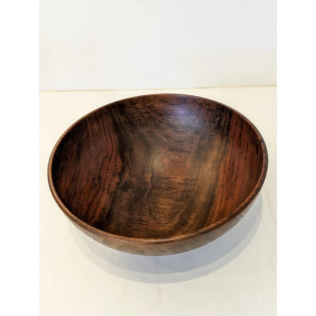 Bob Stocksdale Black Walnut Bowl For Sale In San Francisco - Image 6 of 6