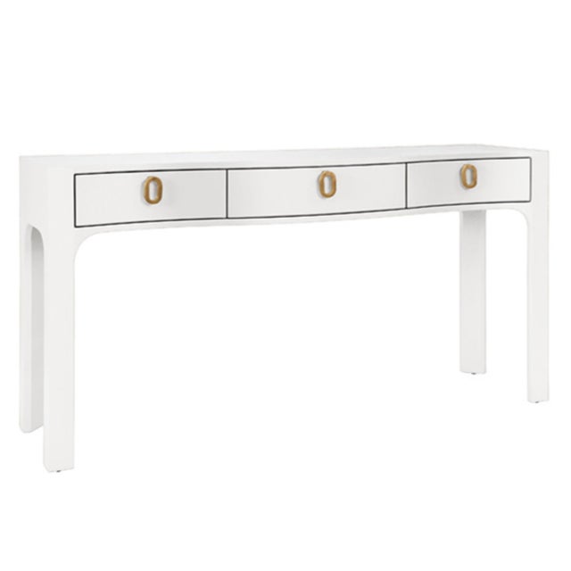 New special order item. Not vintage. The Sabrina console brings effortless elegance to any entryway or living space. Its...