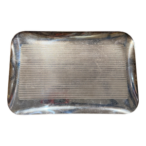 WMF Ikora S Collection Silver-Plated Tray, Textured Design, 1970s Mid Century