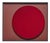 Red Glass Lacquered and Wood Frame Mirror Moon by Reda Amalou Design For Sale